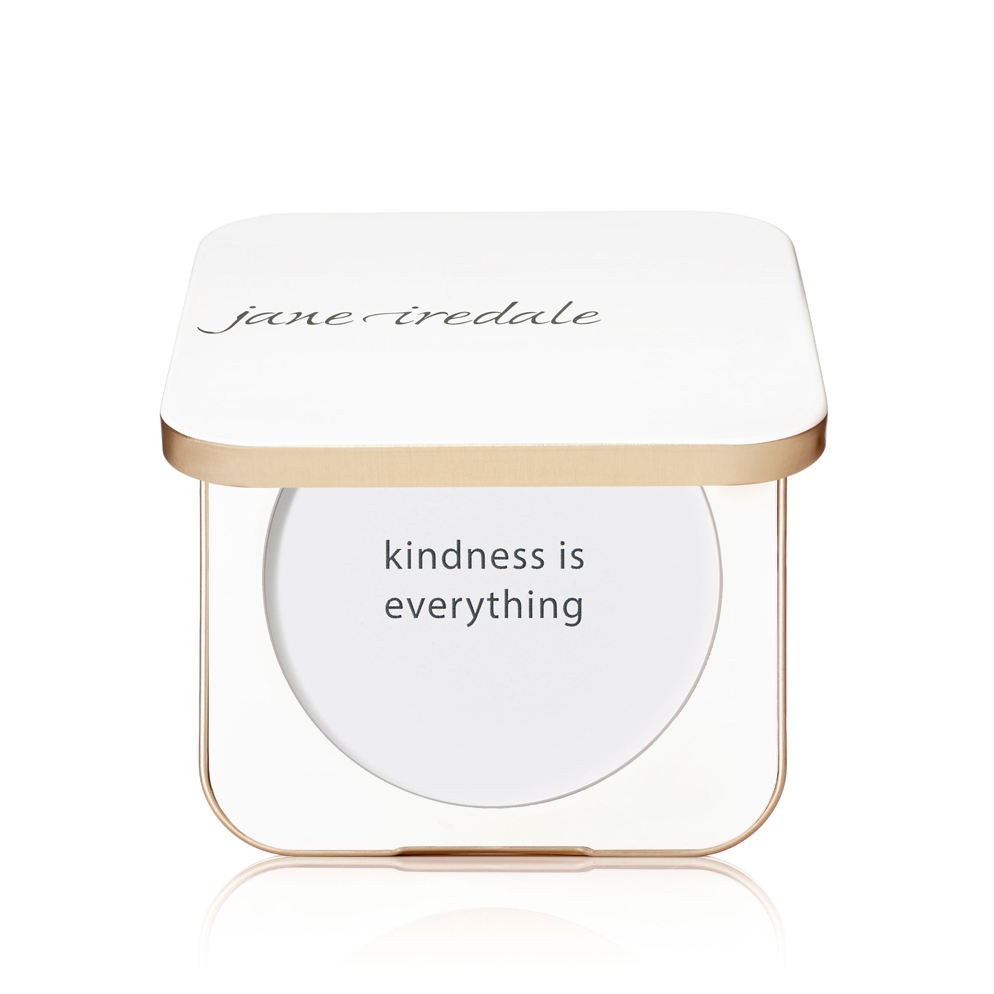 Refillable Compact White